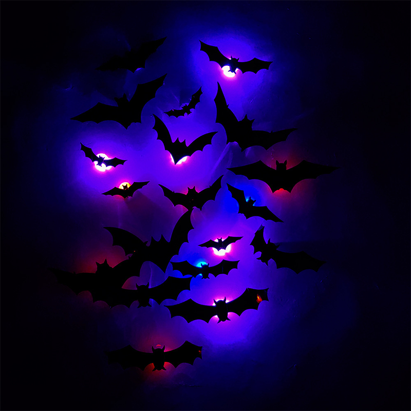 3D Bat LED Wall Light Decor