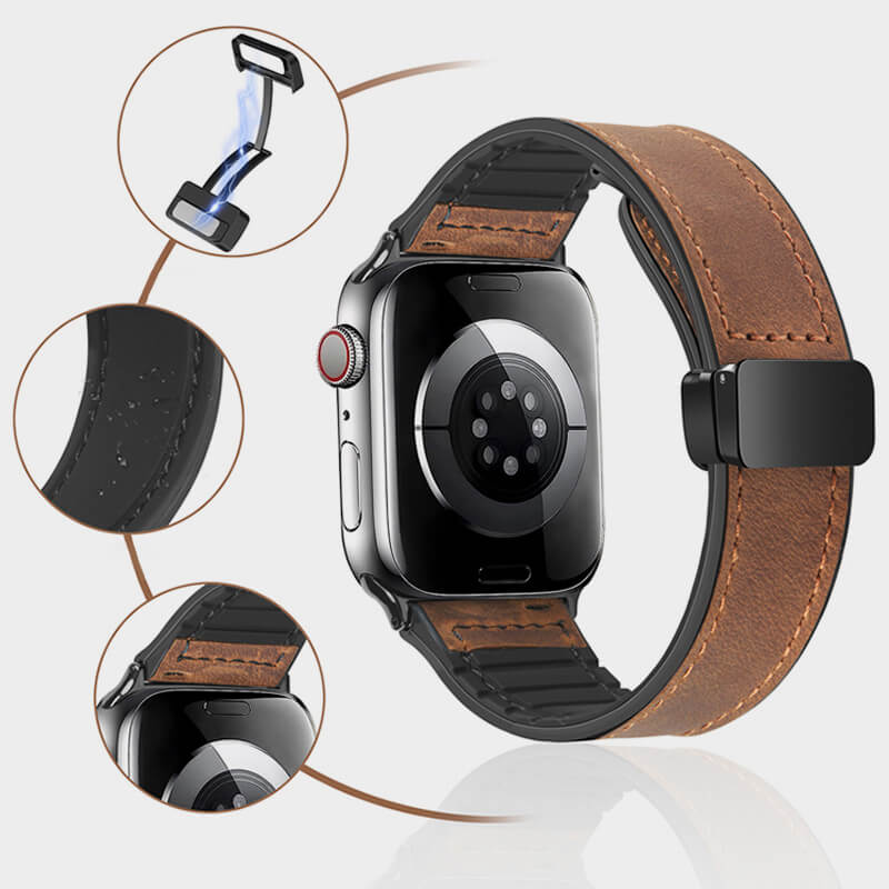 ❤️Adjustable Magnetic Leather Band