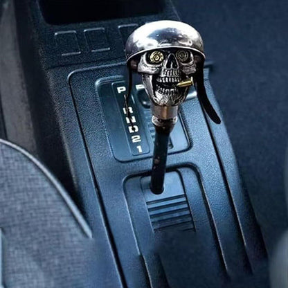 Creative Rust-Proof Skull Soldier Grip Gear Knob