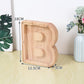 Wooden Letters Coin Bank