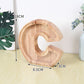 Wooden Letters Coin Bank