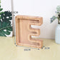 Wooden Letters Coin Bank