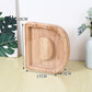 Wooden Letters Coin Bank