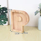 Wooden Letters Coin Bank