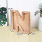 Wooden Letters Coin Bank