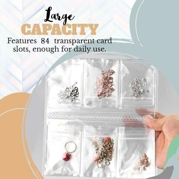 🔥While Supplies Last 40% OFF!🎉 TRANSPARENT JEWELLERY STORAGE BOOK SET