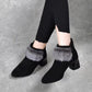🎉Perfect Gift🎁Winter Women's Elegant Chunky Furry Ankle