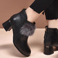 🎉Perfect Gift🎁Winter Women's Elegant Chunky Furry Ankle