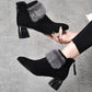 🎉Perfect Gift🎁Winter Women's Elegant Chunky Furry Ankle