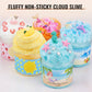Fluffy Non-Sticky Cloud Slime With Cute Charms