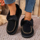 Fuzzy Closed Back Slippers for Women