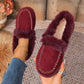 Fuzzy Closed Back Slippers for Women