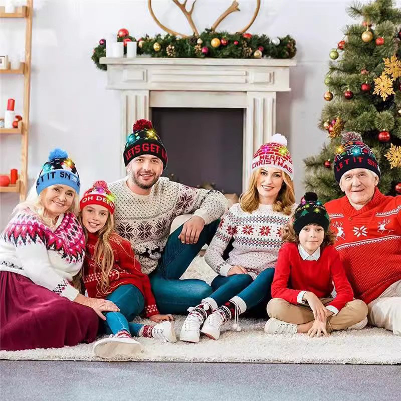 🎁2025 Early Christmas Sale🎄LED Knitted Christmas Hat