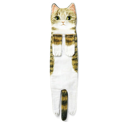 🎁Christmas Gift idea 50% OFF🎄🎅✨😺Cute Cat Hand Towel🐾