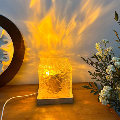 🎁 Rotating Wave Projector - Dynamic Ocean Effect, 16 Changing Colors, Perfect for Baby Care and Nursery Decoration 🌙🚤💫