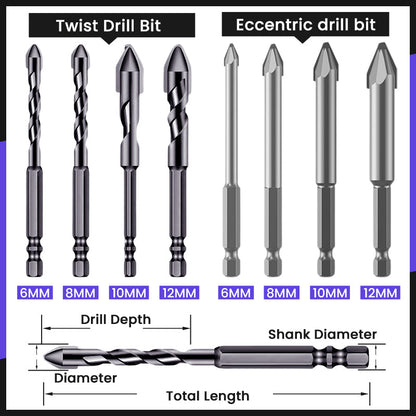 🛍️ 60% Off this New Year – Don’t Miss Out🛍️High-Strength Eccentric Twist Drill Bit