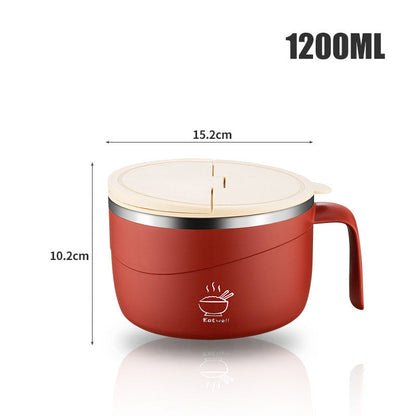 ⏳LAST DAY SALE 50% OFF💕304 Stainless Steel Multi-Purpose Anti-Scald Large-Capacity Instant Noodle Bowl