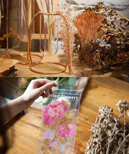 Big Size Dried Flowers Stickers Set