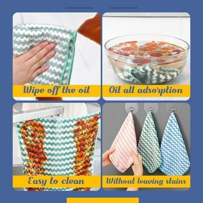 Microfiber cleaning cloth