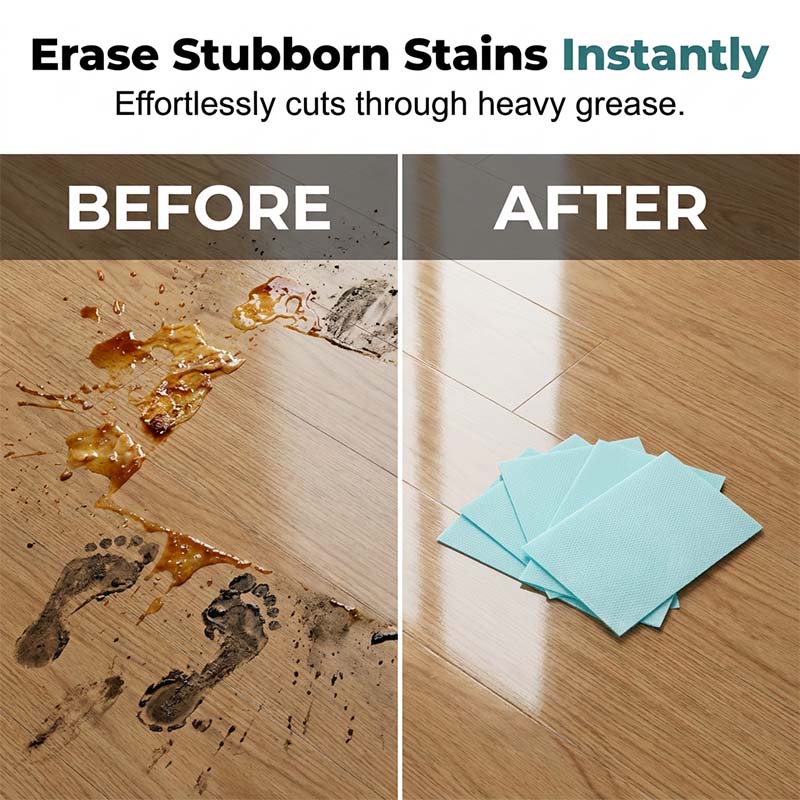 All-in-One Bio-Enzyme Floor Cleaning Wipes