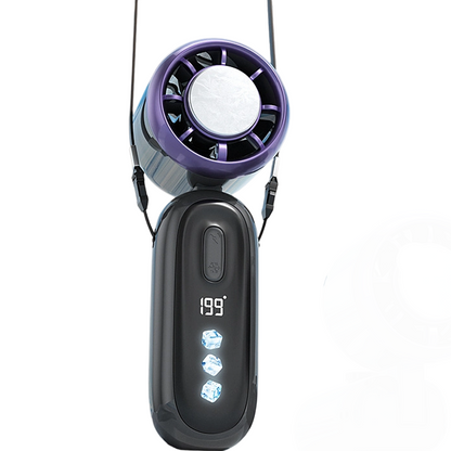 Portable Handheld Digital Display Cooling Fan