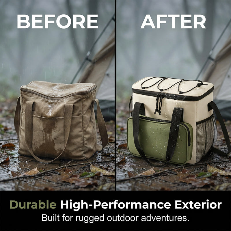 👜Large Capacity Insulated Cooler Bag for Picnics & Outdoors