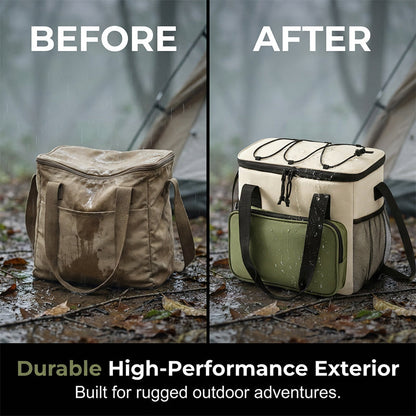 👜Large Capacity Insulated Cooler Bag for Picnics & Outdoors