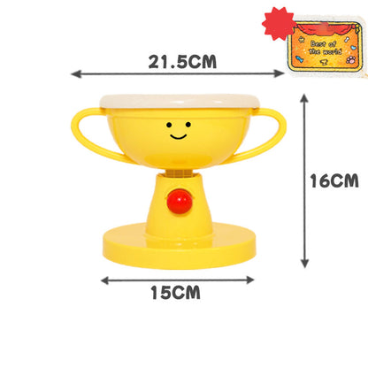 Adjustable Trophy-Shaped Pet Feeder