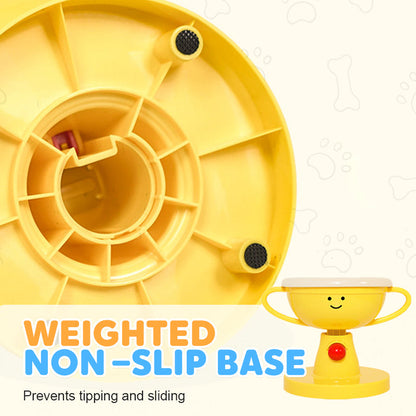 Adjustable Trophy-Shaped Pet Feeder