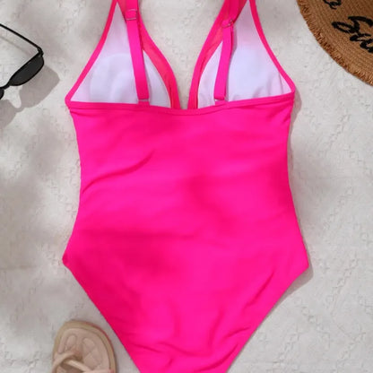 💥Last Day Special Sale 49% OFF💃Women's Mesh Ruched One-piece Swimsuit